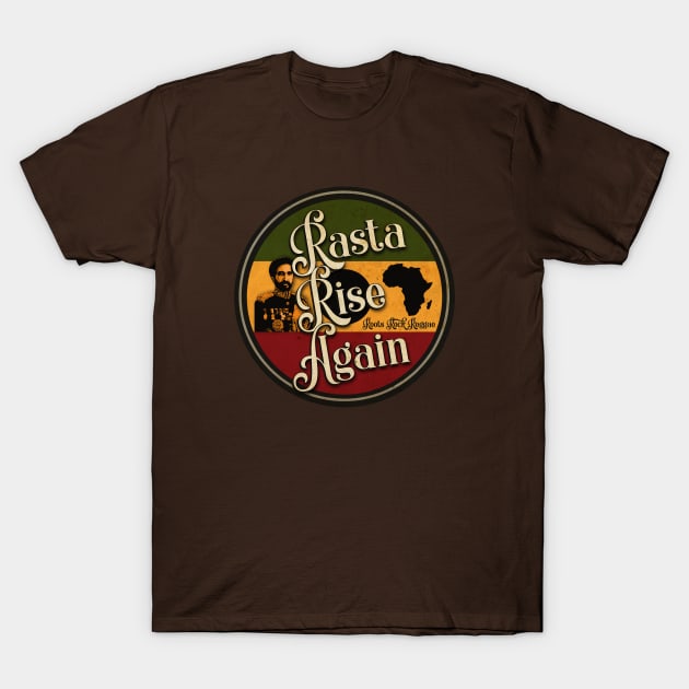 Jah Rasta Vintage LP T-Shirt by CTShirts